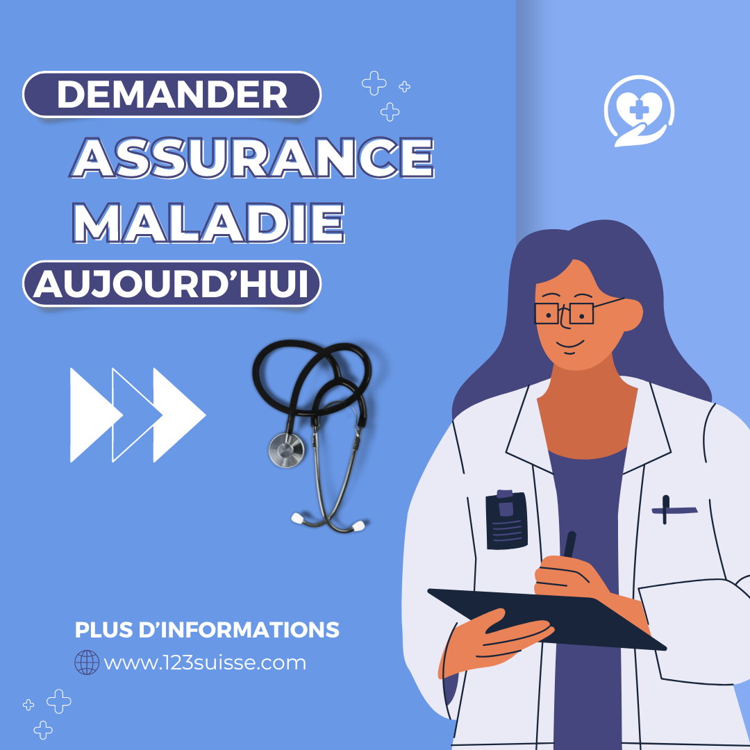 Blue Illustration Health Insurance Facebook Post